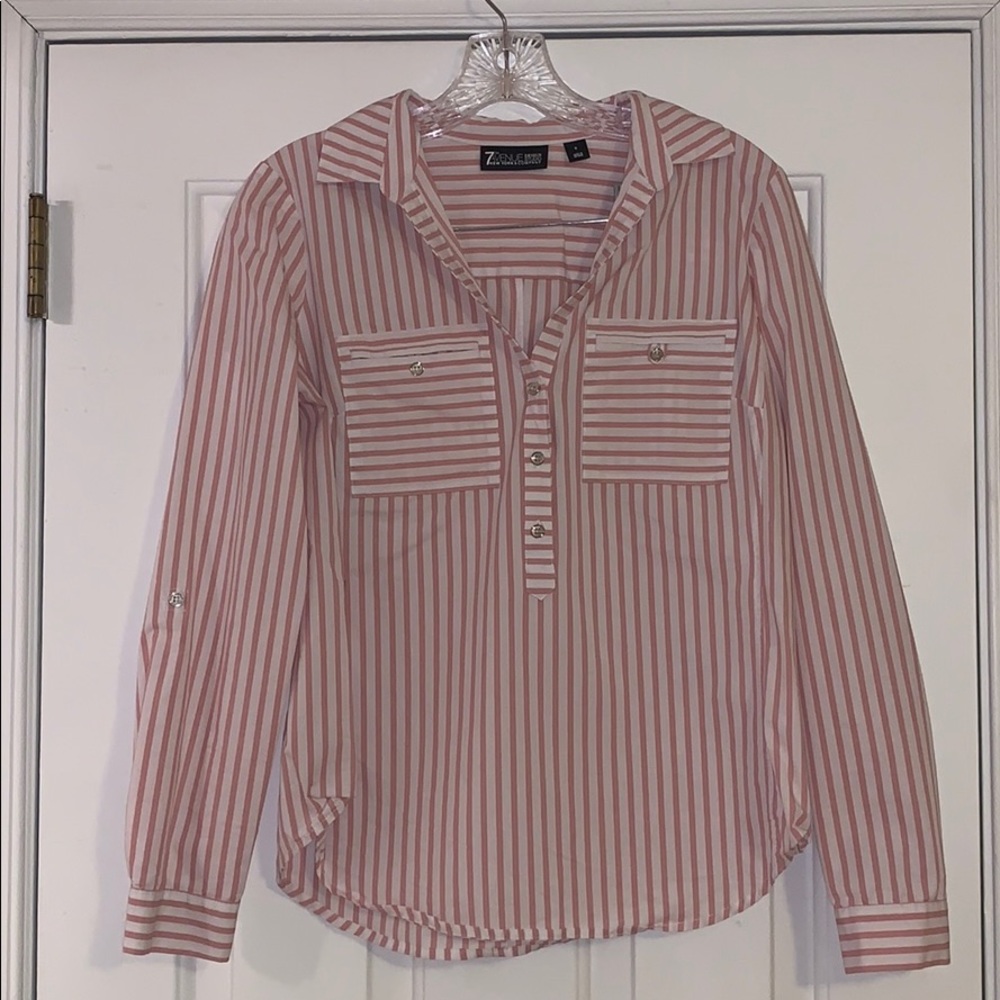 3/4 Sleeve Button Down
